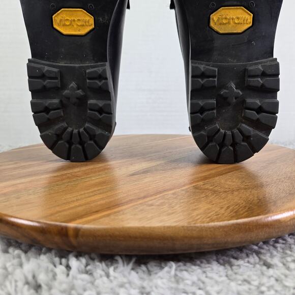 Allen Edmonds Arezzo Italian Black Leather Casual Horse Bit Loafer Mens 11 D - Picture 11 of 14